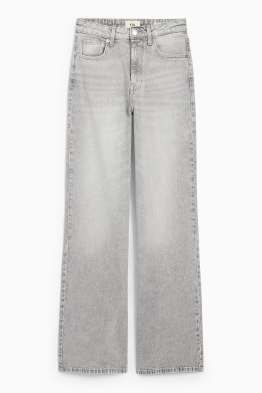 Wide leg jeans - high waist