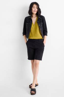 Bermudy - mid waist