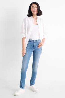 Slim jeans - mid waist - shaping jeans - LYCRA®