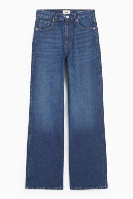 Wide leg jeans - high waist