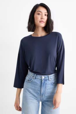 Basic-Langarmshirt