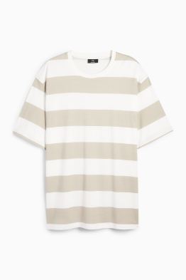 T-shirt - relaxed fit - gestreept