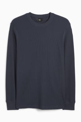 Longsleeve - met structuur