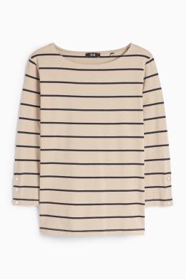 Long sleeve top - striped