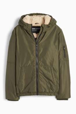 Bomberjacke mit Kapuze