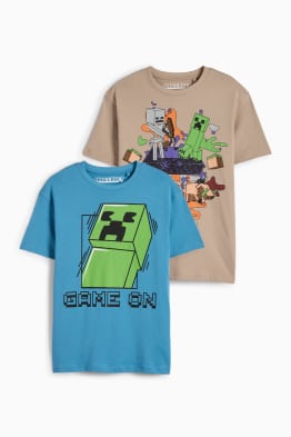 Multipack 2er - Minecraft - Kurzarmshirt