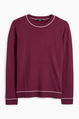 Fine knit jumper