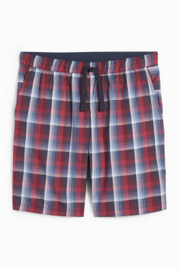 Pyjamashorts - kariert