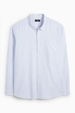 Hemd - Regular Fit - Button-down - gestreift