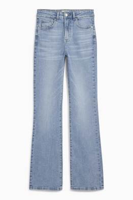 Bootcut jeans - high waist
