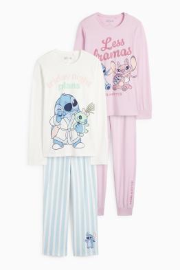 Confezione da 2 - Lilo & Stitch - pigiama - 4 pezzi