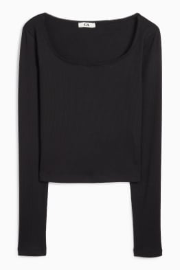 Maglia a maniche lunghe - corta - a coste