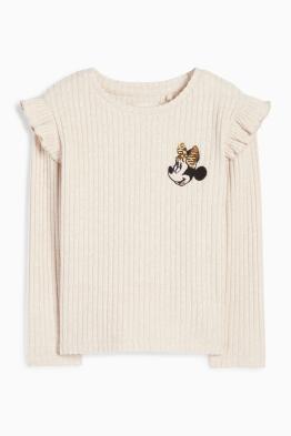 Minnie Mouse - tricou cu mânecă lungă - reiat