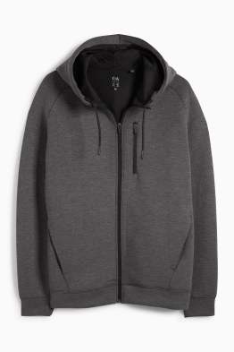 Sportvest met capuchon