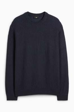 Pullover - gerippt