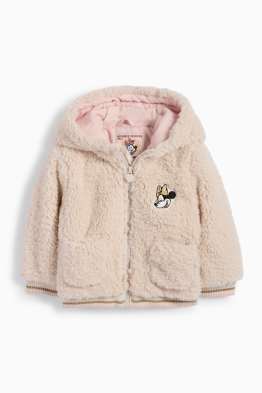 Minnie - giacca con cappuccio neonati peluche
