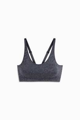 Sport-BH - gewatteerd - met patroon