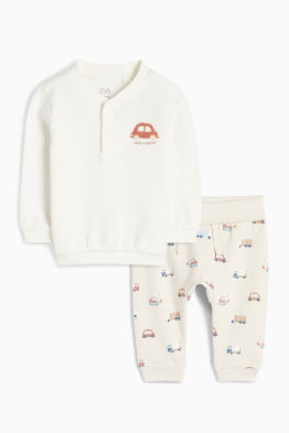 Voertuigen - baby-outfit - 2-delig