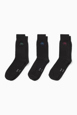 Multipack 3er - Socken mit Motiv - Fahrrad