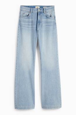 Loose flared jeans - mid waist