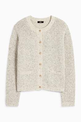 Cardigan tricotat din bouclé