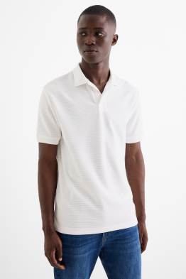 Poloshirt - gerippt