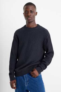 Pullover - gerippt