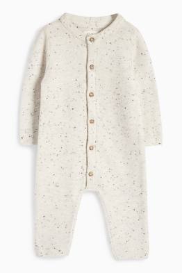 Baby-Strick-Jumpsuit - gerippt