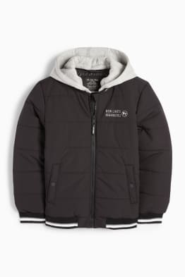 Steppjacke mit Kapuze