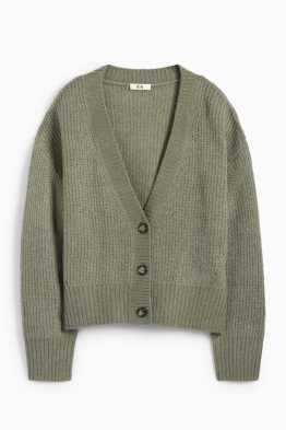 Gebreid vest - geribd