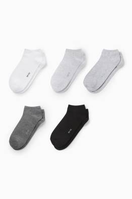 Lot de 5 paires - socquettes de sport