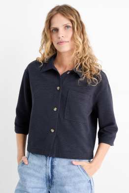 Blusa - tessuto tramato