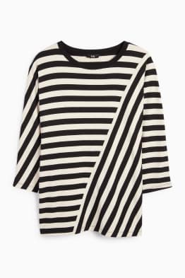 Maglia a maniche lunghe - a righe