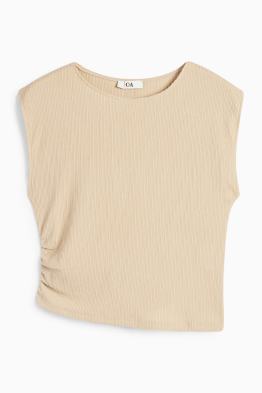 Crop Top - strukturiert