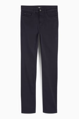 Pantalon en toile - high waist - slim fit