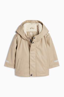 Bärchen - Baby-Parka mit Kapuze - wasserdicht