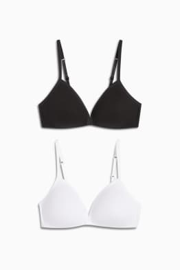 Multipack of 2 - non-wired bra - padded