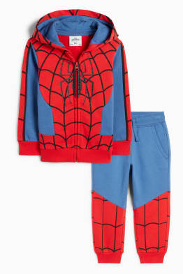 Spider-Man - souprava - tepláková bunda s kapucí a teplákové kalhoty