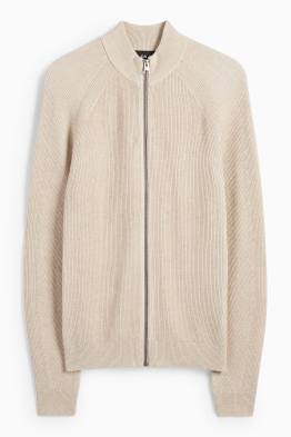 Cardigan - ribbed