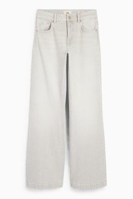Loose flared jeans - mid waist