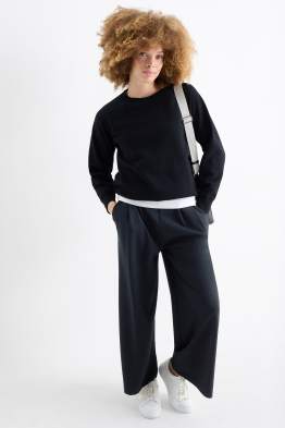 Basic-Jersey-Hose - Mid Waist - Palazzo