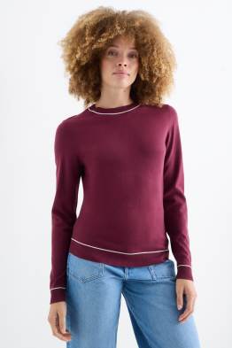 Fine knit jumper