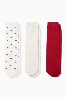 Multipack 3er - Socken mit Motiv - Herz
