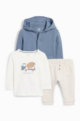 Betonmischer - Baby-Outfit - 3 teilig