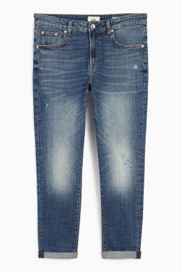 Boyfriend jeans - talie medie - LYCRA®