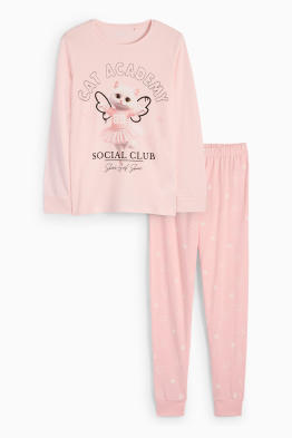 Ballerina-Katze - Pyjama - 2 teilig