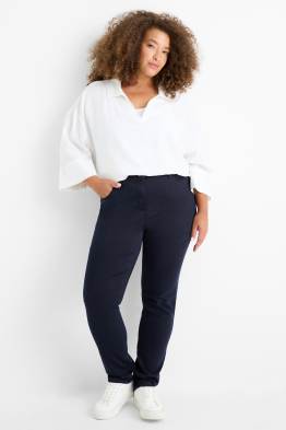 Slim jeans - mid waist - stretch