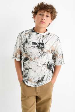 Skateur - T-shirt - à motif