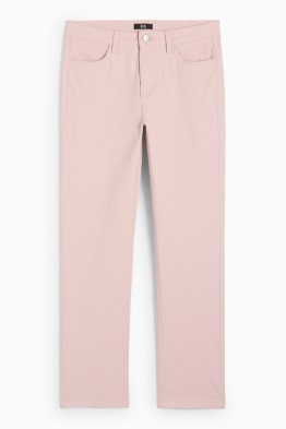 Pantaloni di stoffa - vita alta - slim fit