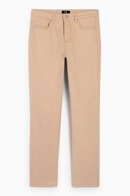 Pantaloni di stoffa - vita alta - slim fit